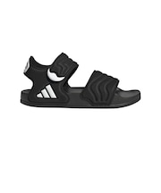 アディダス（adidas）ジュニアストラップサンダル キッズ アディレッタ サンダル 2 ブラック ホワイト OOS63-HQ0114