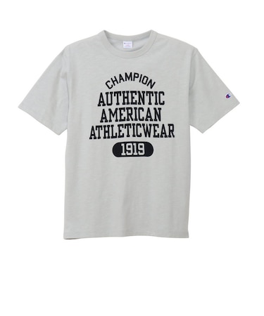チャンピオン-ヘリテイジ（CHAMPION-HERITAGE）SLAB COLLEGE PRINT 半袖Tシャツ C3-D323  03P