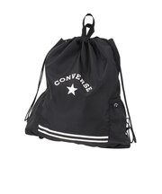 コンバース（CONVERSE）ナップザック ポケット付 黒 11L 224112-26BLK スイミングバッグ スイムバッグ ナップサック