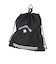コンバース（CONVERSE）ナップザック ポケット付 黒 11L 224112-26BLK スイミングバッグ スイムバッグ ナップサック