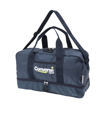 コンバース（CONVERSE）ショルダーバッグ 2重底 水泳バッグ 紺 18L 226103-26NVY ジムバッグ スイムバッグ
