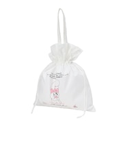 水泳バッグ ESTHER BUNNY キンチャクトートバッグ 白 226881-26WHT スイムバッグ ドローストリング