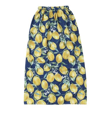 オーシャンパシフィック（Ocean Pacific）スイムタオル 水泳 レモン柄 巻きタオル 黒 98cm丈 526955BK UVカット