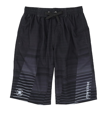 コンバース（CONVERSE）ジュニア 水着 ボーダーグラデーション サーフパンツ 765452-26BLK