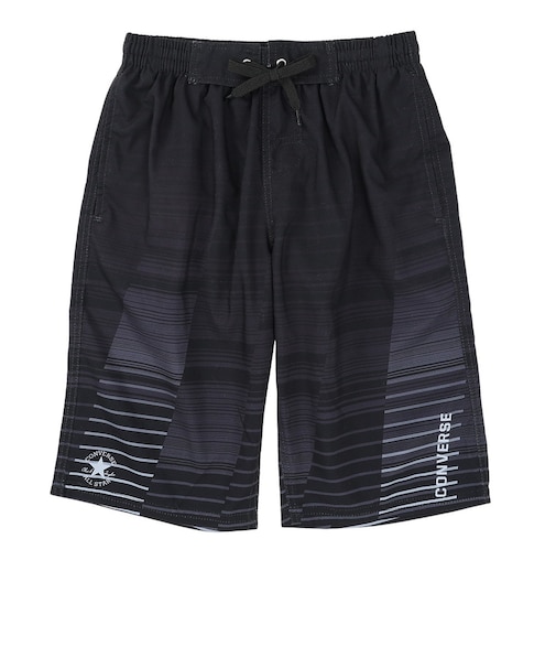 コンバース（CONVERSE）ジュニア 水着 ボーダーグラデーション サーフパンツ 765452-26BLK