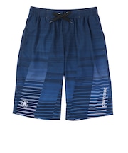 コンバース（CONVERSE）ジュニア 水着 ボーダーグラデーション サーフパンツ 765452-26NVY