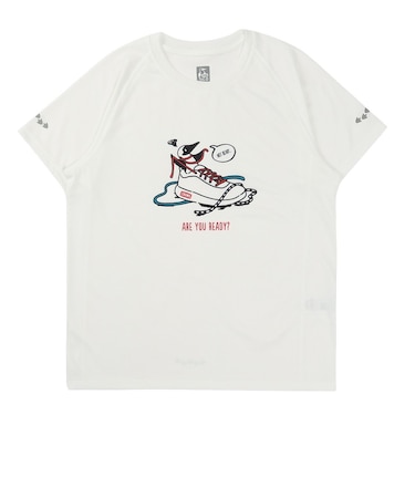 チャムス（CHUMS）ランニングシューズTシャツ CH01-2778-W001