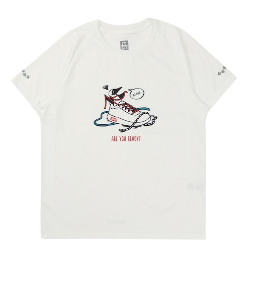 チャムス（CHUMS）ランニングシューズTシャツ CH01-2778-W001