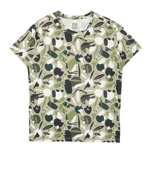 チャムス（CHUMS）ランニングパターンドTシャツ CH01-2641-Z403