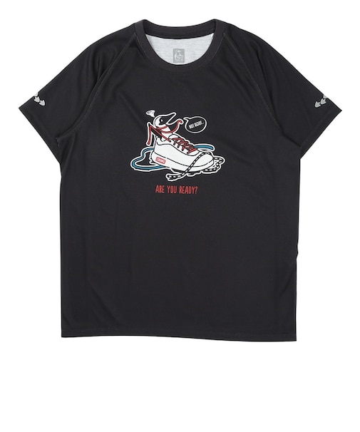 チャムス（CHUMS）ランニングシューズTシャツ CH01-2778-K001
