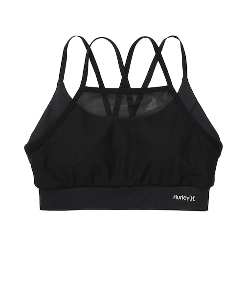 ハーレー(HURLEY)PHANTOM メッシュ レイヤリング スポーツ ブラ 水陸両用 WASB261001-BLK