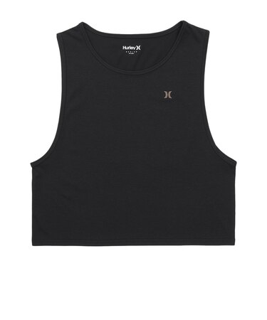 ハーレー（HURLEY）PHANTOM バック フラワーボックス ロゴ スリーブレス トップス 水陸両用 WASL261005-BLK