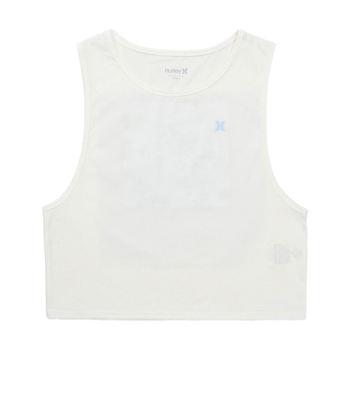 ハーレー(HURLEY)PHANTOM バック フラワーボックス ロゴ スリーブレス トップス 水陸両用 WASL261005-WHT1