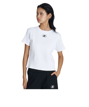 ディーシーシューズ（DC SHOES）テレコ JF 半袖Tシャツ 26SU LST262306 WHT