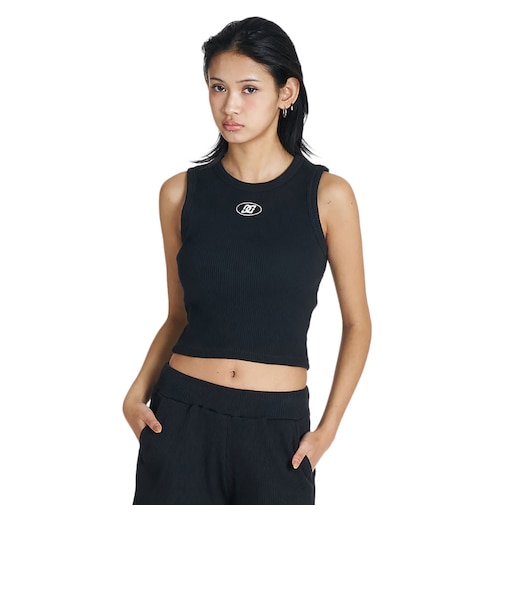 ディーシーシューズ（DC SHOES）テレコ クロップド タンクトップ 26SU LSL262310 BLK