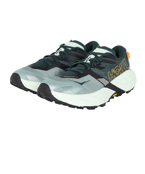 ホカ（HOKA）トレランシューズ スピードゴート 7 WIDE ダークグリーン 1171930-BFS ランニングシューズ