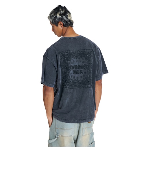 ディーシーシューズ（DC SHOES）HIDDEN バンダナ 半袖シャツ 26SU DST262008 BKS
