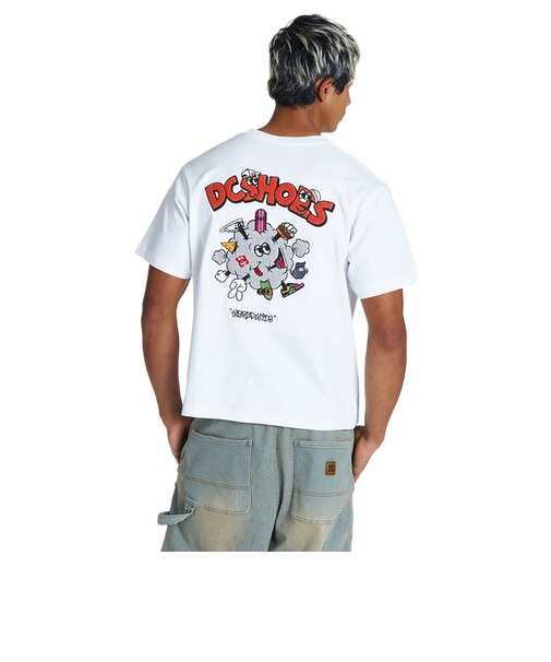 ディーシーシューズ（DC SHOES）RUSH ABOUT 半袖Tシャツ 26SU DST262014 WHT