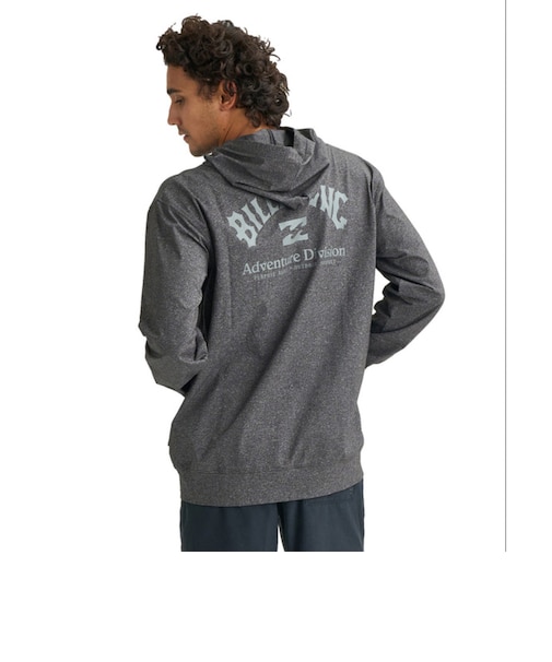 ビラボン（BILLABONG）ジップラッシュガード 長袖 SURF FLEX ZIP 26SP BG011860 BKH