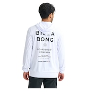 ビラボン（BILLABONG）ジップフードラッシュガード 長袖 RASH ZIP 26SP BG011855 WHT