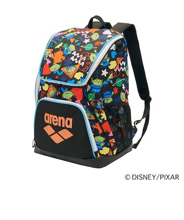 アリーナ（ARENA）リュック 水泳バッグ バックパック 黒 35L AS6FBP89U BKBK スイムバッグ トイストーリー リュックサック