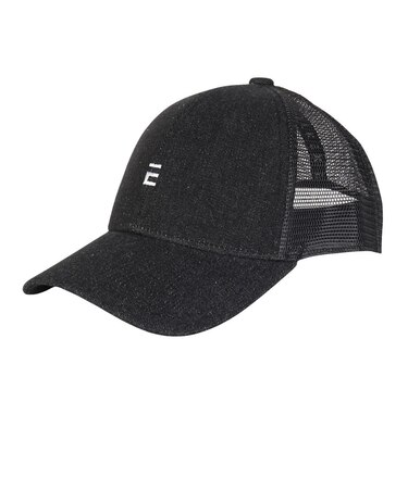 エルケクス（ELKEX）メッシュキャップ Eロゴデニム EXM6SP0028 BLK