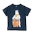 ゴースローキャラバン（GOSLOWCARAVAN）ジュニア USA COTTON コンガクマ 半袖Tシャツ 361922 NAV
