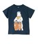 ゴースローキャラバン（GOSLOWCARAVAN）ジュニア USA COTTON コンガクマ 半袖Tシャツ 361922 NAV