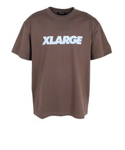 エクストララージ（XLARGE）STANDARD ロゴ 半袖Tシャツ 101262011037-BROWN