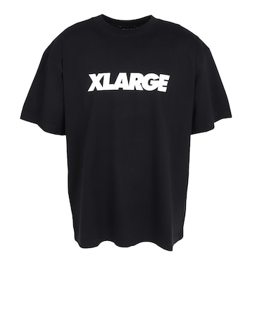 エクストララージ（XLARGE）STANDARD ロゴ 半袖Tシャツ 101262011037-BLACK