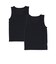 クー（Coo.）インナー ジュニア ドライプラス ノースリーブ Vネックシャツ 2枚組 黒 130-160サイズ 893CO6ASC0015 BLK 吸汗 速…