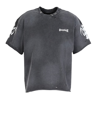 Distressed Pierced Tシャツ V2 2611-08113-01600