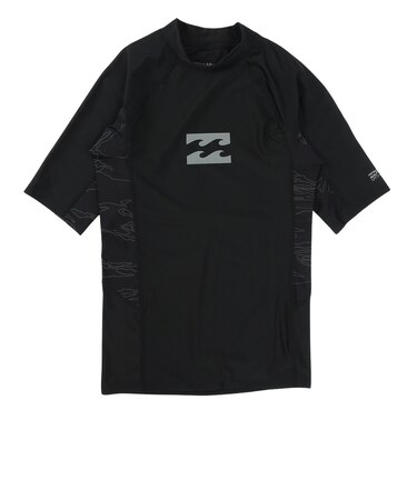 ビラボン（BILLABONG）半袖 ハイネック ラッシュガード 26SP BG011850 BKC