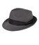 クー（Coo.）麦わら帽子 ポリエステルブレードハット 897CO6ST0012 GRY