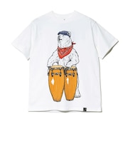 ゴースローキャラバン(GOSLOWCARAVAN)USA COTTON コンガクマ 半袖Tシャツ 361909 WHT