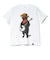 ゴースローキャラバン（GOSLOWCARAVAN）USA COTTON バンジョー猫 半袖Tシャツ 361910 WHT