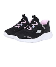 スケッチャーズ（SKECHERS）ジュニア ガールズ スポーツシューズ スリップインズ バウンダー シンプル キュート 303585N-BLK