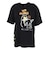 ゴースローキャラバン（GOSLOWCARAVAN）RAY綿 猫と麦酒 半袖Tシャツ 猫生乾杯 362616 BLK