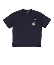 ゴースローキャラバン（GOSLOWCARAVAN）シリコンバイオ 色々ポケット刺繍 ゆったり Tシャツ 366106 NAV