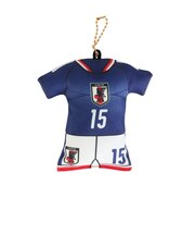日本サッカー協会（JFA）ユニフォーム型クッションキーホルダー SAMURAI BLUE STADIUM LINE 鎌田 大地 JO-539-15
