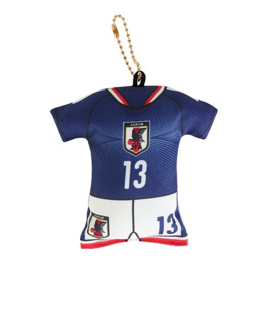 日本サッカー協会（JFA）ユニフォーム型クッションキーホルダー SAMURAI BLUE STADIUM LINE 中村 敬斗 JO-539-13