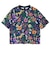 ゴースローキャラバン（GOSLOWCARAVAN）サッカー 総柄プリントTシャツ 366112 NAV
