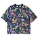 ゴースローキャラバン（GOSLOWCARAVAN）サッカー 総柄プリントTシャツ 366112 NAV