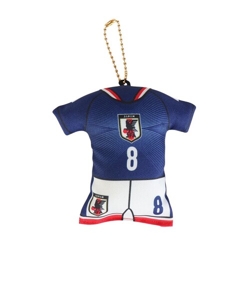 日本サッカー協会（JFA）ユニフォーム型クッションキーホルダー SAMURAI BLUE STADIUM LINE 南野 拓実 JO-539-8