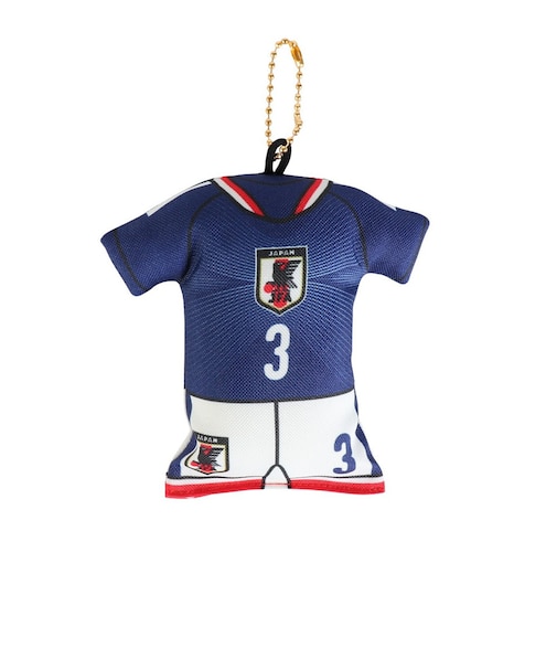 日本サッカー協会（JFA）ユニフォーム型クッションキーホルダー SAMURAI BLUE STADIUM LINE 谷口 彰悟 JO-539-3