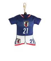 日本サッカー協会（JFA）ユニフォーム型クッションキーホルダー SAMURAI BLUE STADIUM LINE 佐野 海舟 JO-539-21
