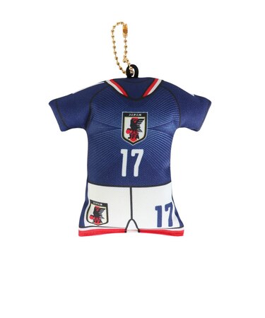日本サッカー協会（JFA）ユニフォーム型クッションキーホルダー SAMURAI BLUE STADIUM LINE 田中 碧 JO-539-17