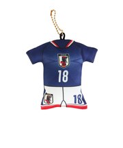 日本サッカー協会（JFA）ユニフォーム型クッションキーホルダー SAMURAI BLUE STADIUM LINE 上田 綺世 JO-539-18