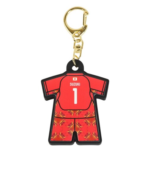 日本サッカー協会（JFA）ユニフォーム型ラバーキーホルダー 鈴木 彩艶 2026(SAMURAI BLUE) JO-538-1