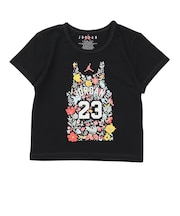 ガールズ 花柄ジャージーTシャツ 45F661-023